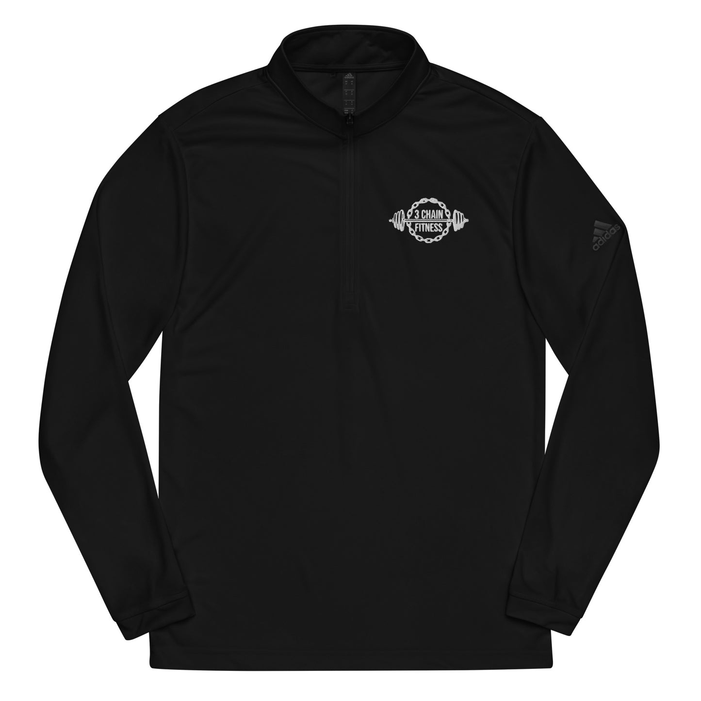 3CF Barbell Logo Quarter zip pullover
